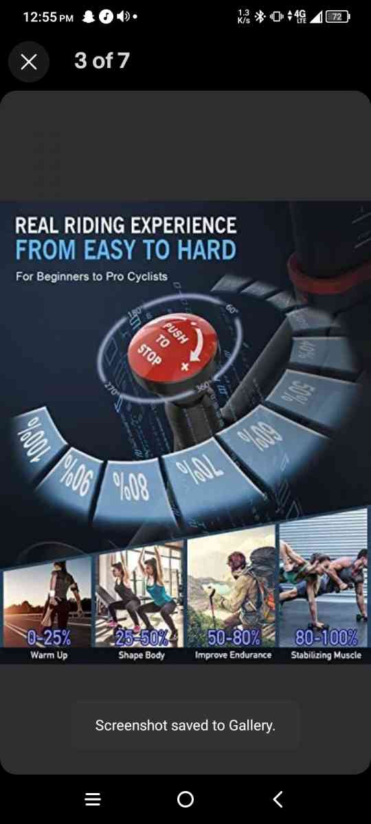 Chaoke Stationary Exercising Bike NEW