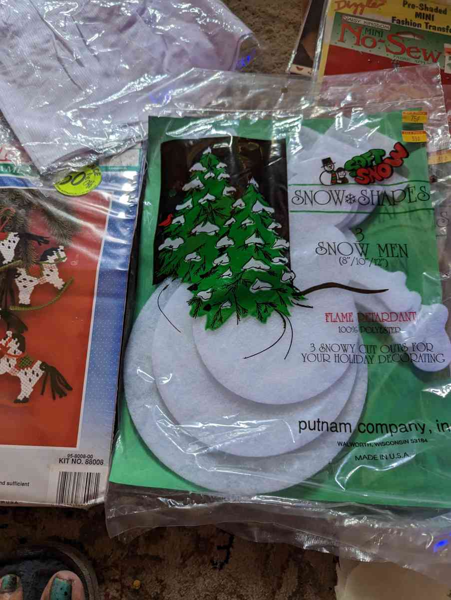 box of craft supplies