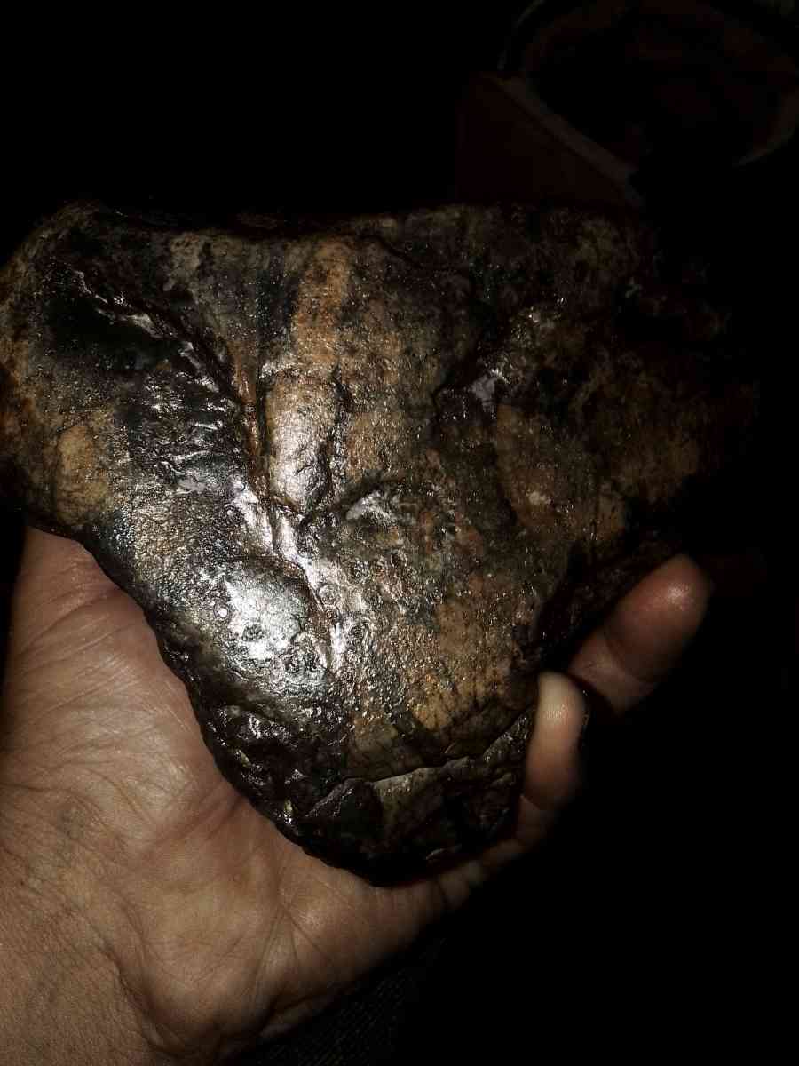 CarbonadoBrown and Yellow with and GreenChrystaline