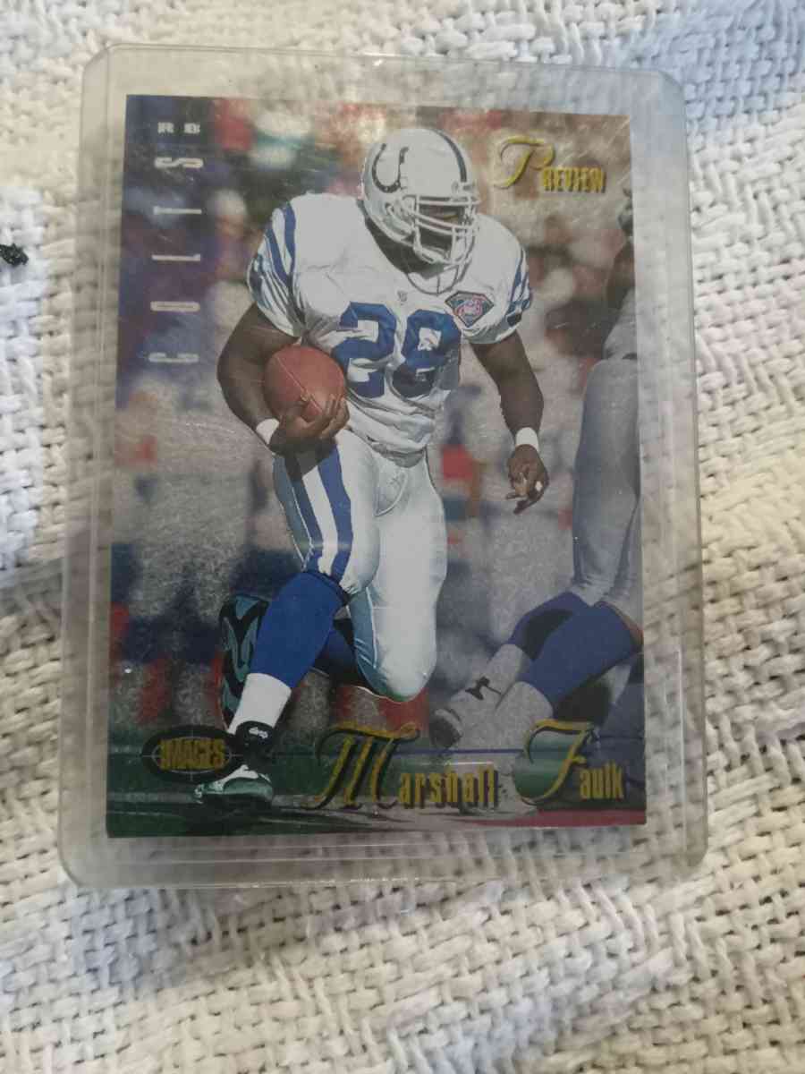 Marshall Faulk images preview card liited edition