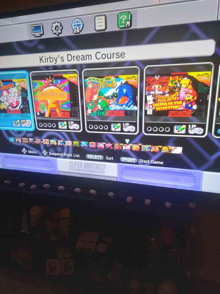 mini super nintendo with pre loaded games