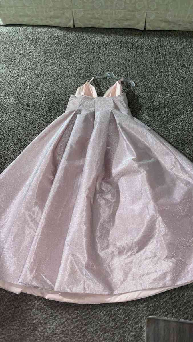 light pink prom dress