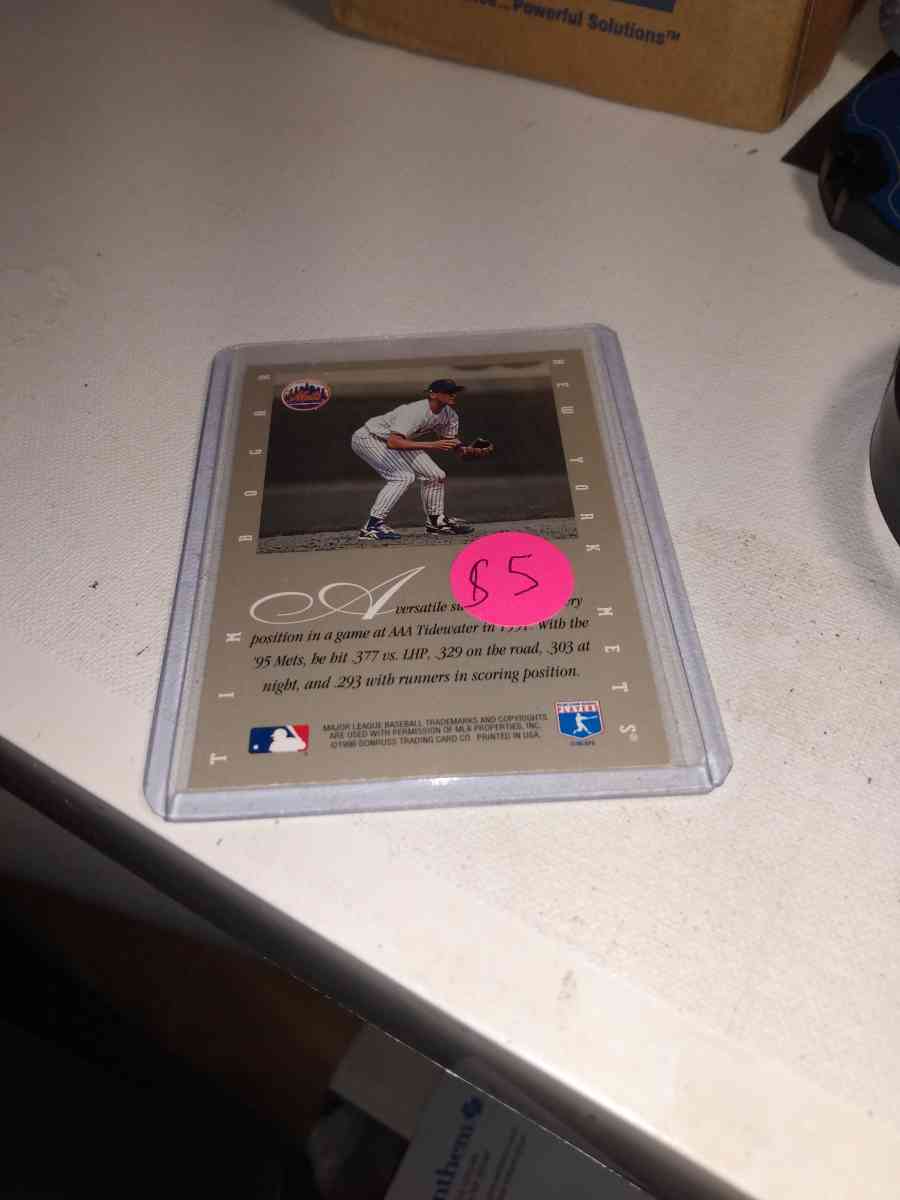 1997 a thing signature Tim Bogar