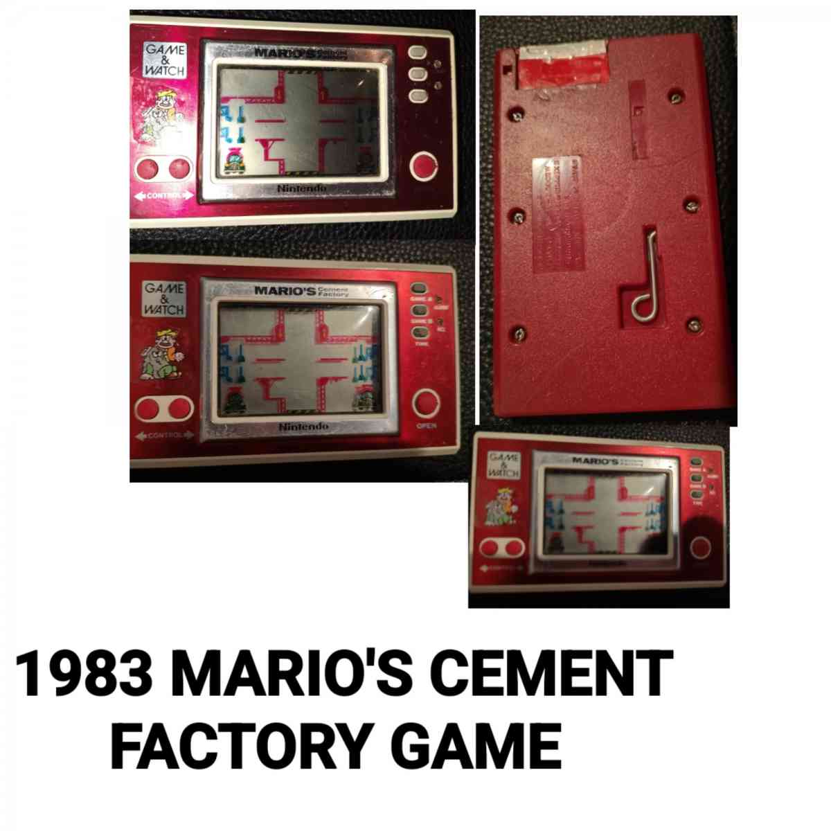 1983 MARIOS CEMENT FACTORY GAME 100 obo