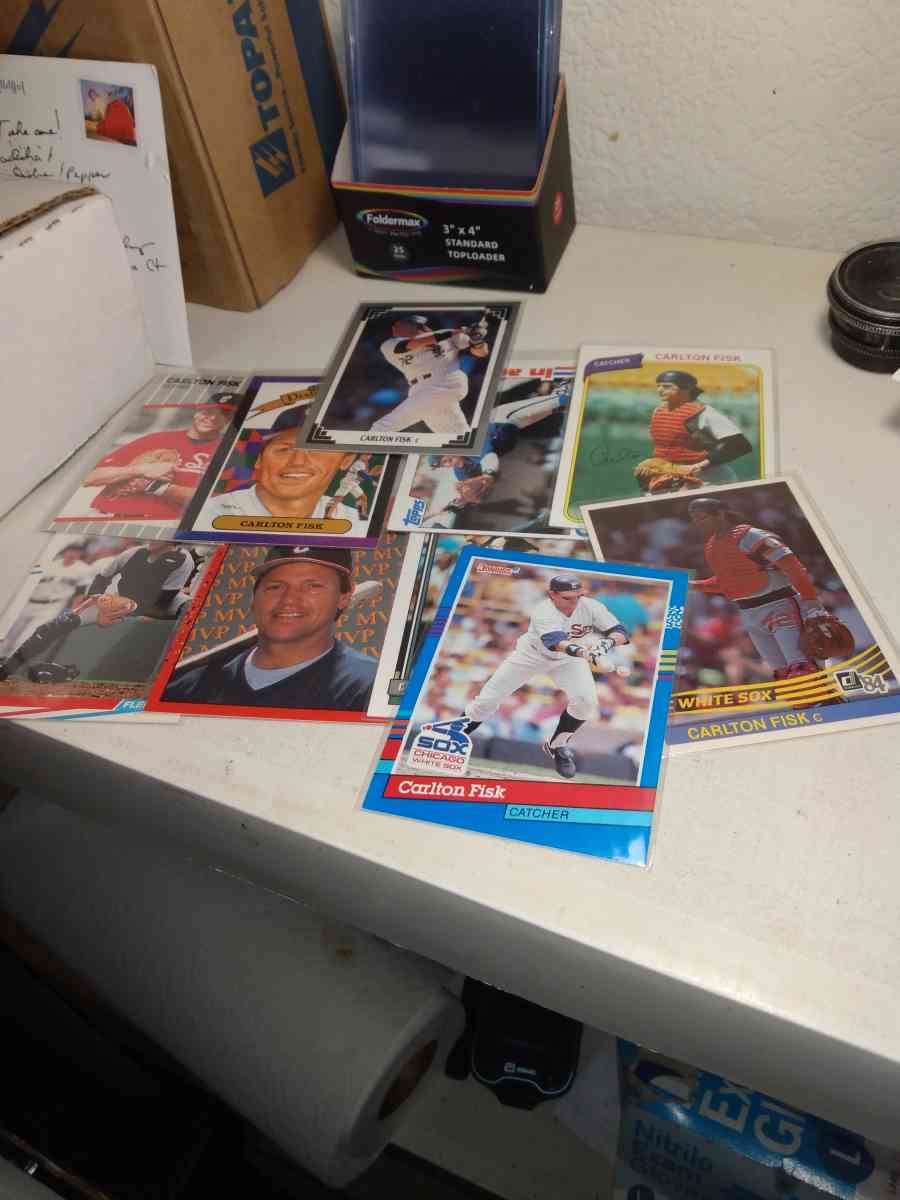 10 card lot Carlton Fisk