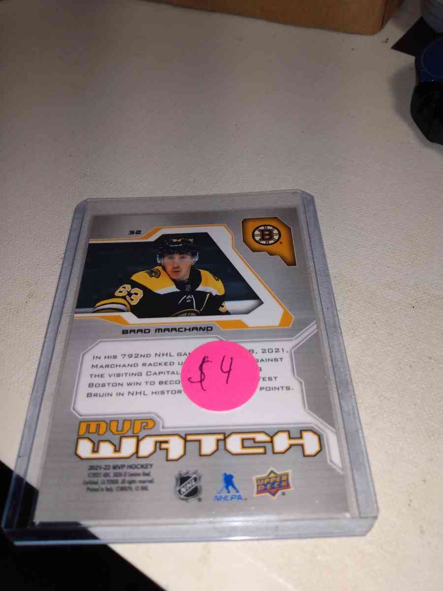 2022 MVP upper Deck autograph brad Marchsno