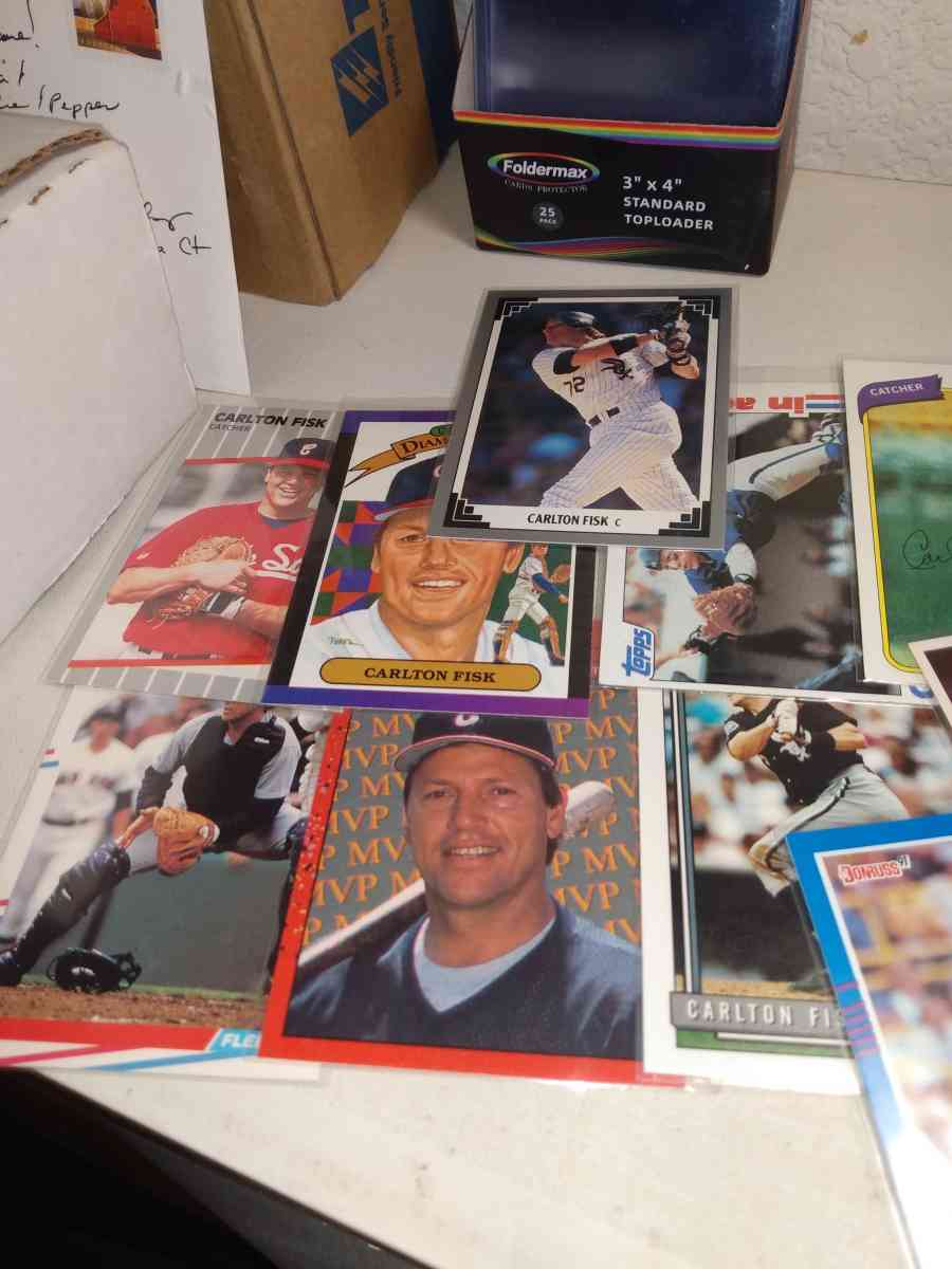 10 card lot Carlton Fisk