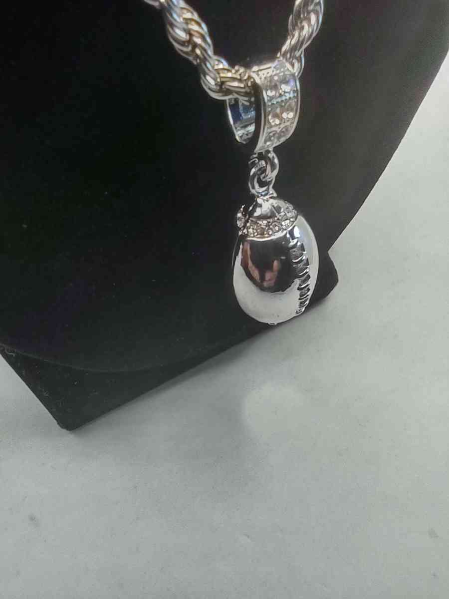 All American football necklace