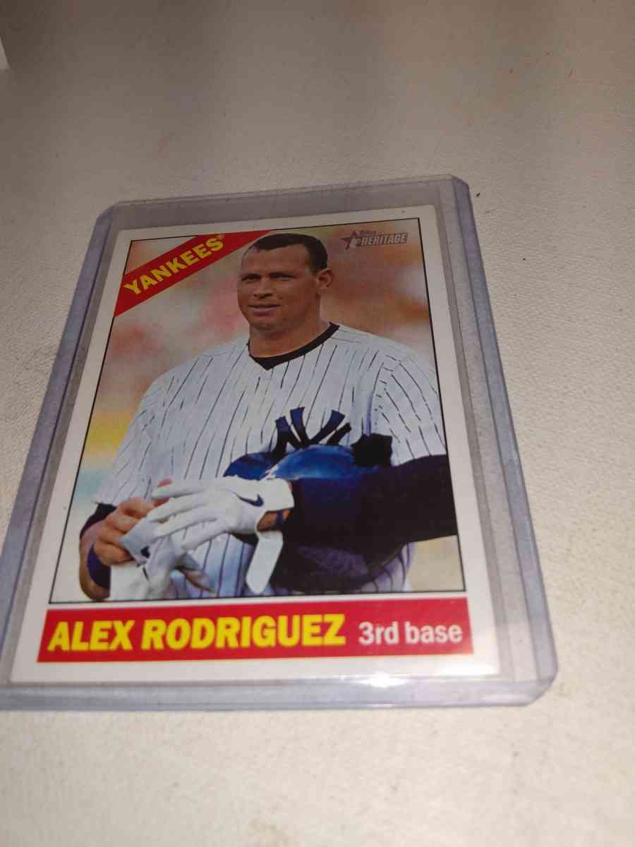 2015 Topps heritage card 414 Alex Rodriguez