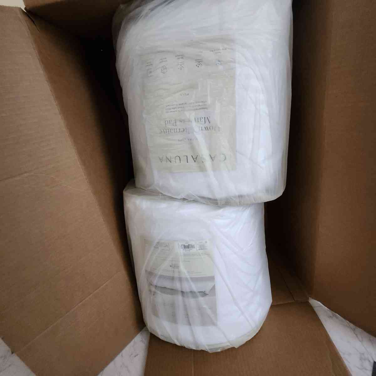 full Size down alternative mattress pad  2 available