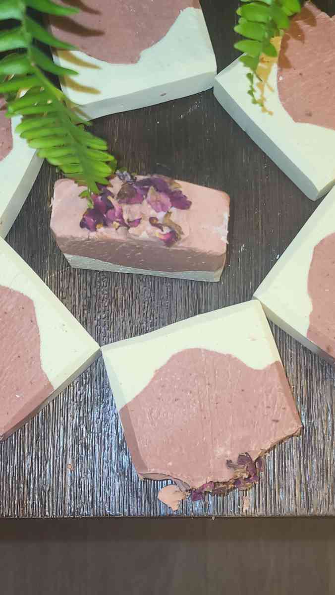 handmade Rose Petal Soap Bar
