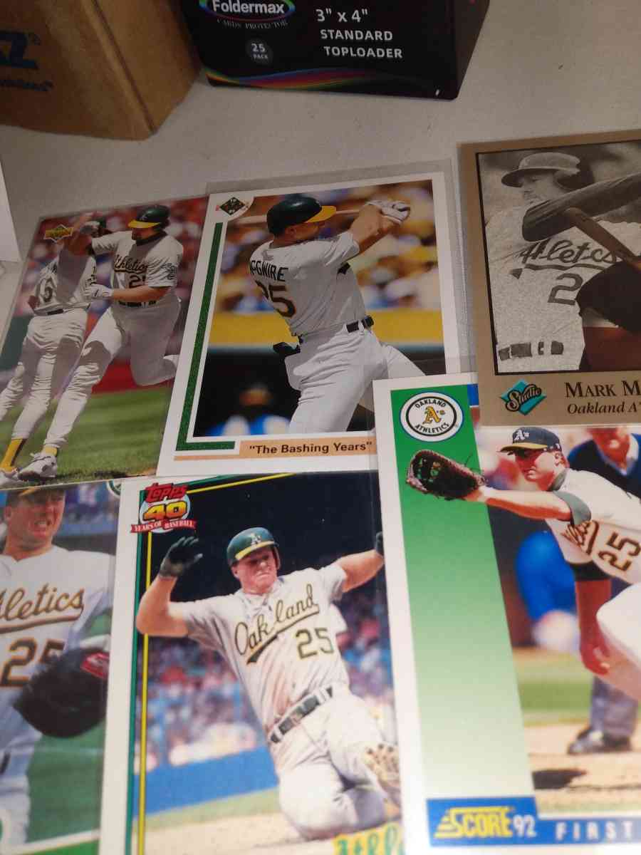 six card lot Mark McGwire