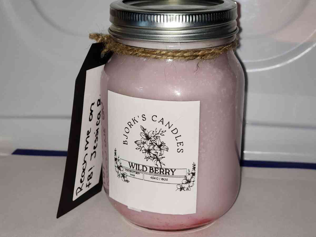 Handmade 16 oz Mason Jar Candle