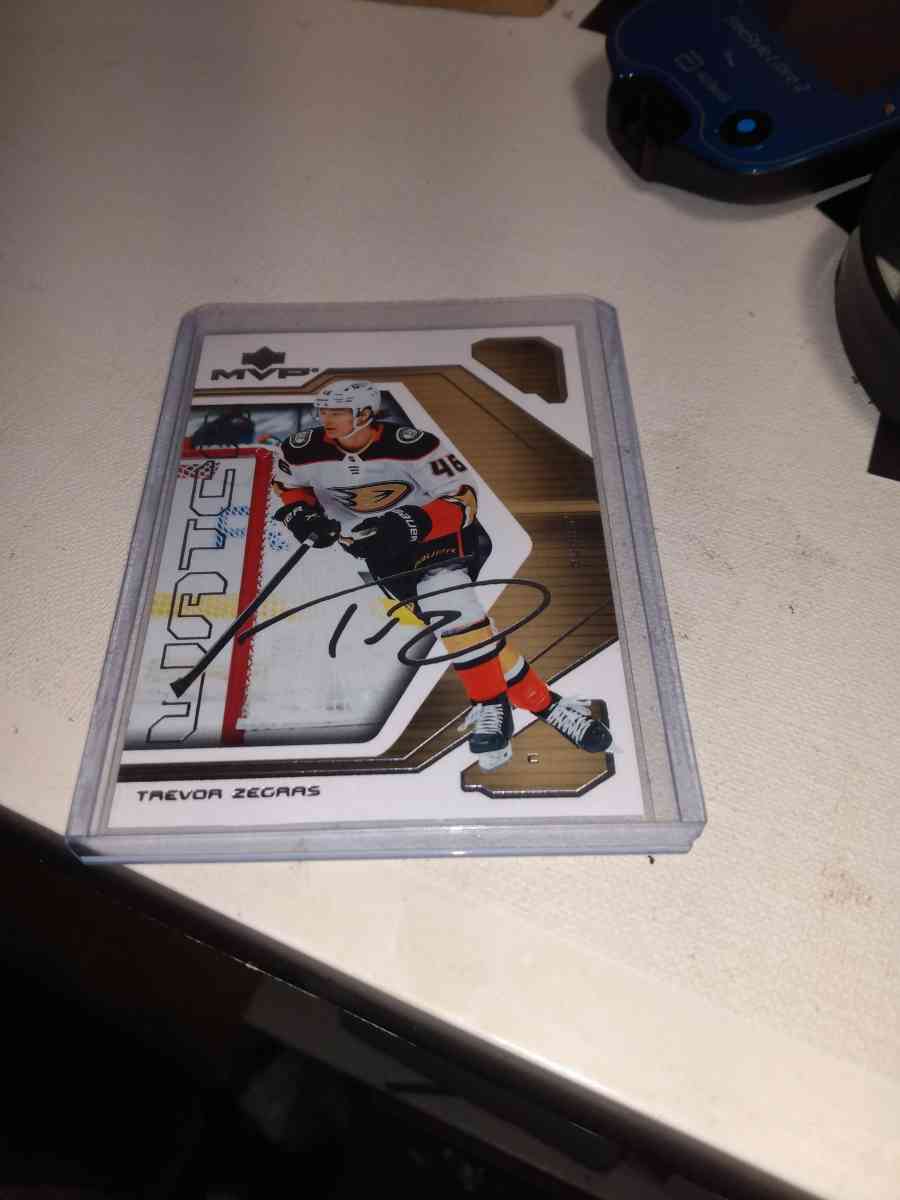 2021  2022 upper Deck MVP hockey Trevor zegras