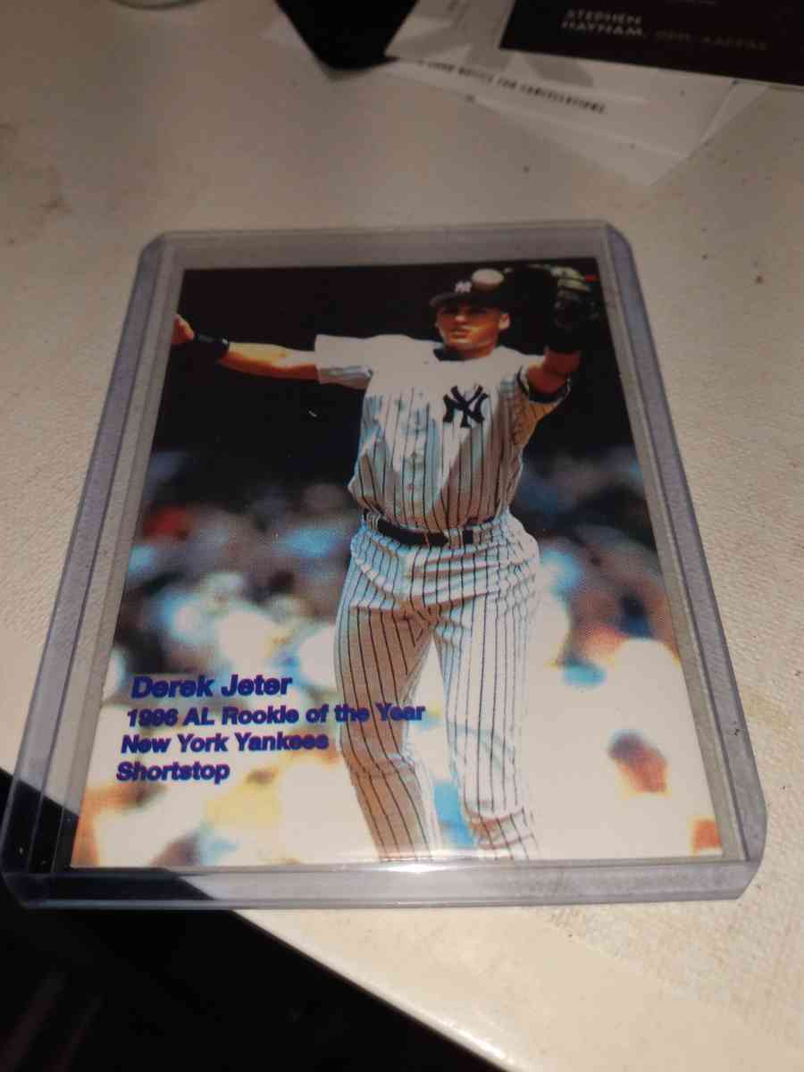 Derek Jeter 1997 sport magazine promo card