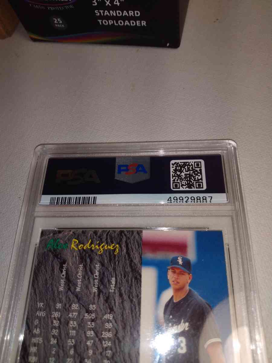 PSA 9 classic 4 sport Alex Rodriguez rookie