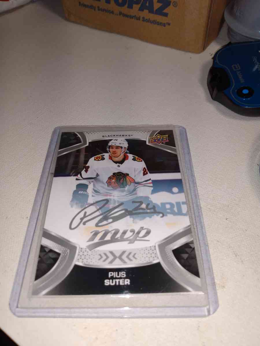 20212022 upper Deck MVP autograph pius suter