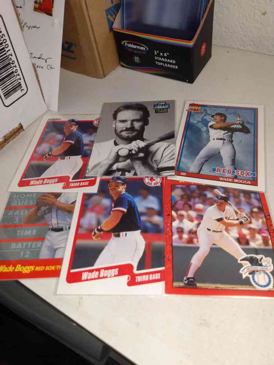six car lot Wade boggs Hall of famer