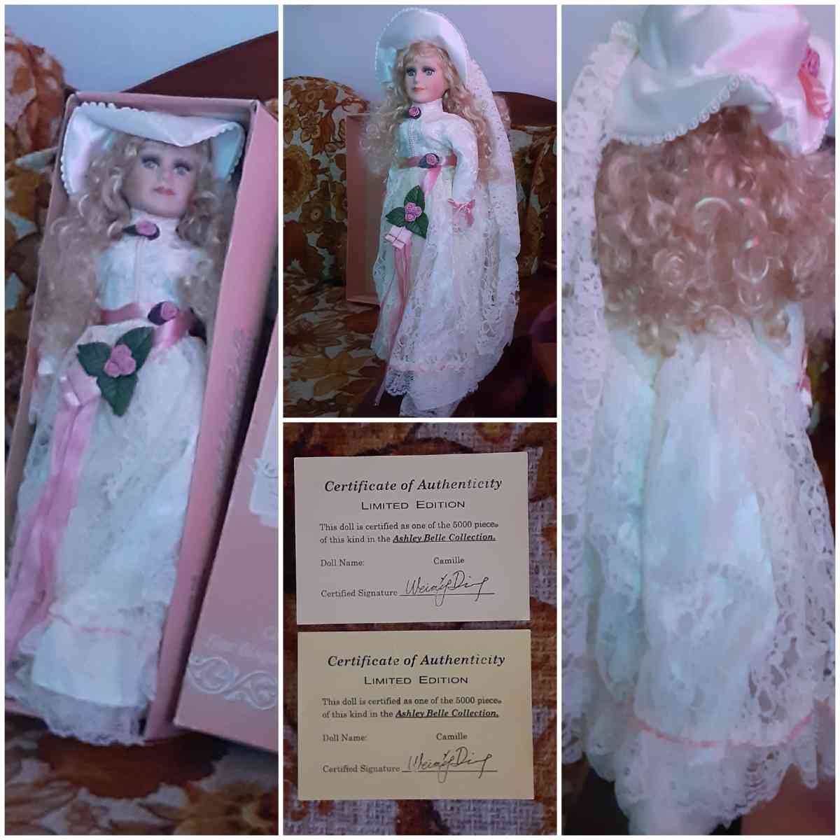 Ashley Belle Porcelain Keepsake Doll