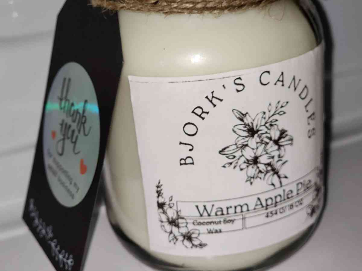 Handmade 16 oz Mason Jar candle