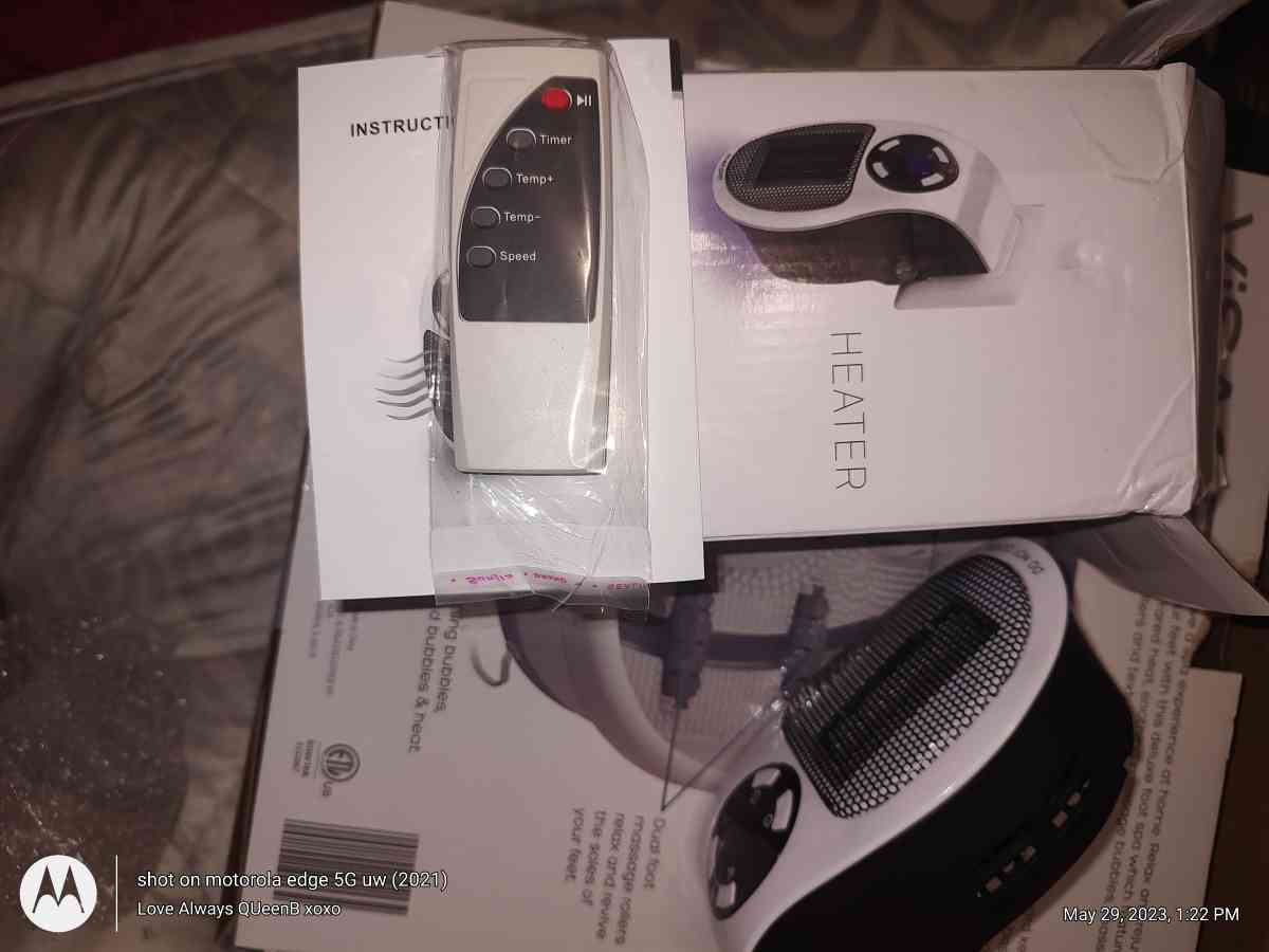 4 brand new portable plug in new heaters still in box