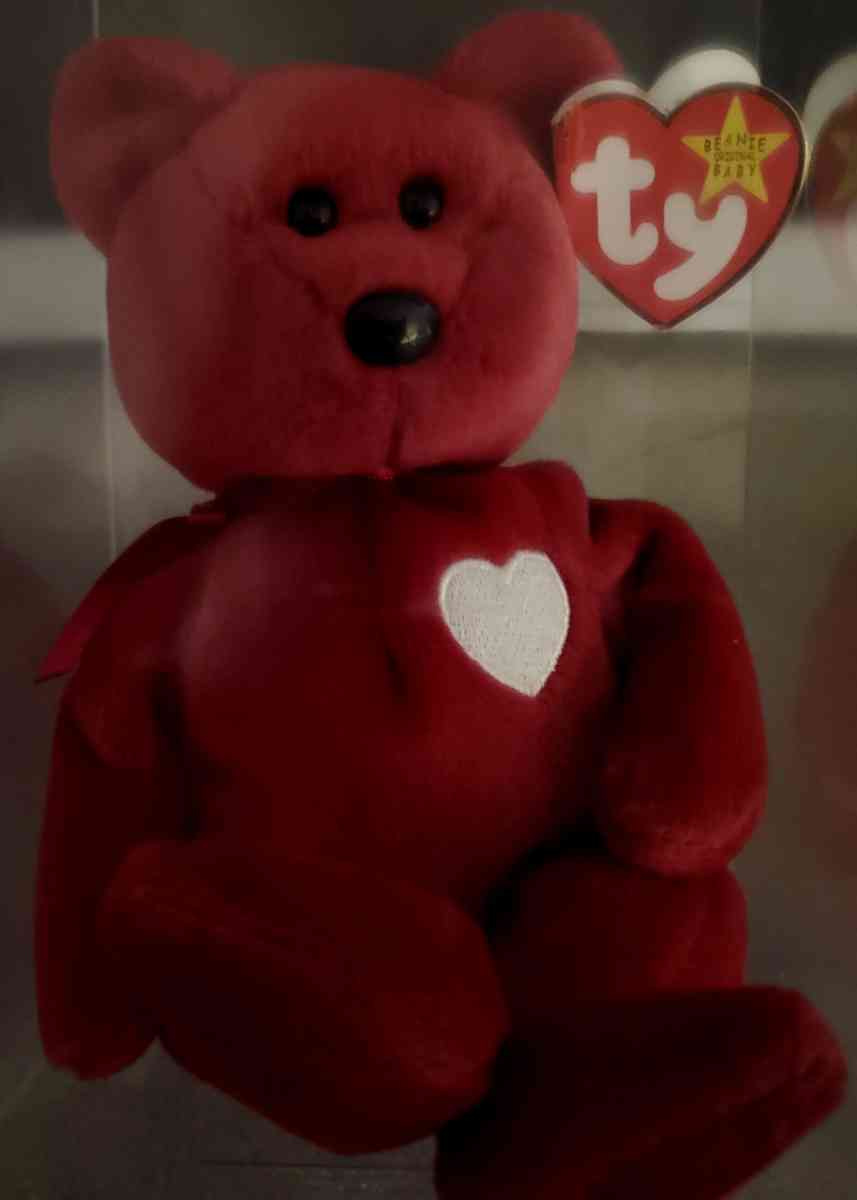 Vintage Collectible Original Ty Beanie Baby Valentina bear