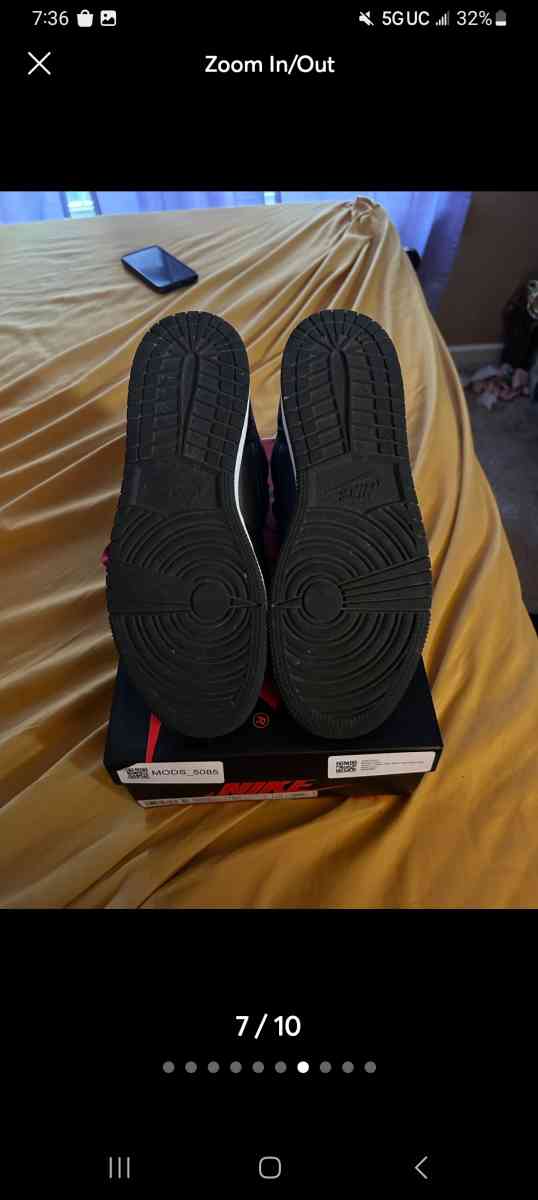 Jordan 1 retro high satin black gym red black