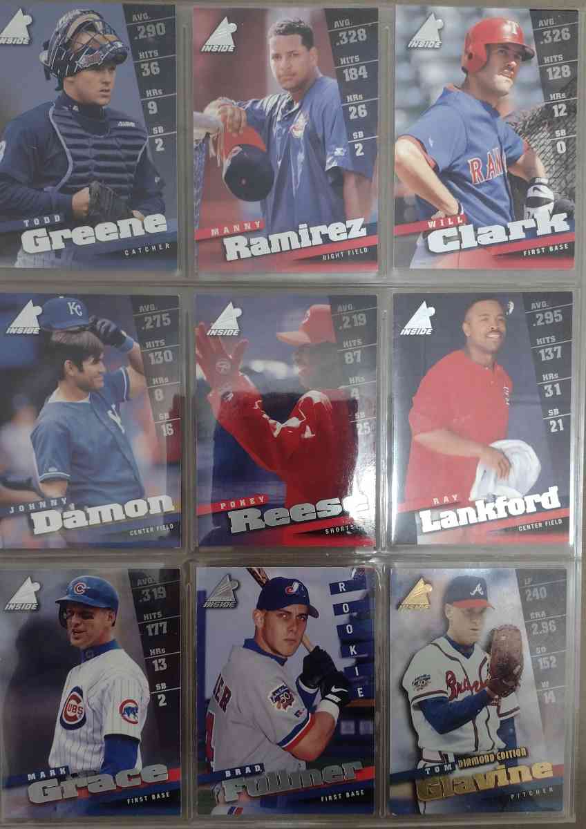 Lot of 54 raw baseball cards