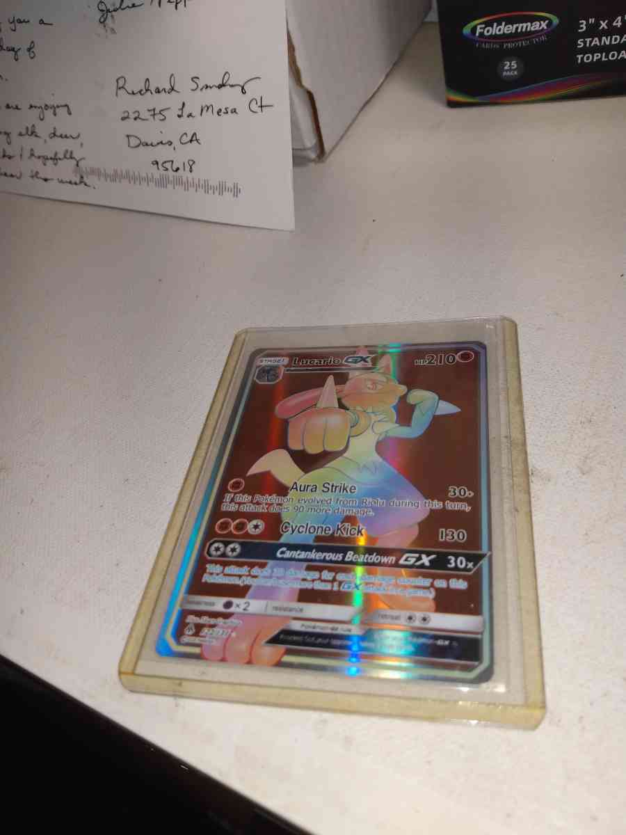 2018 Lucario HP210 orange hologram