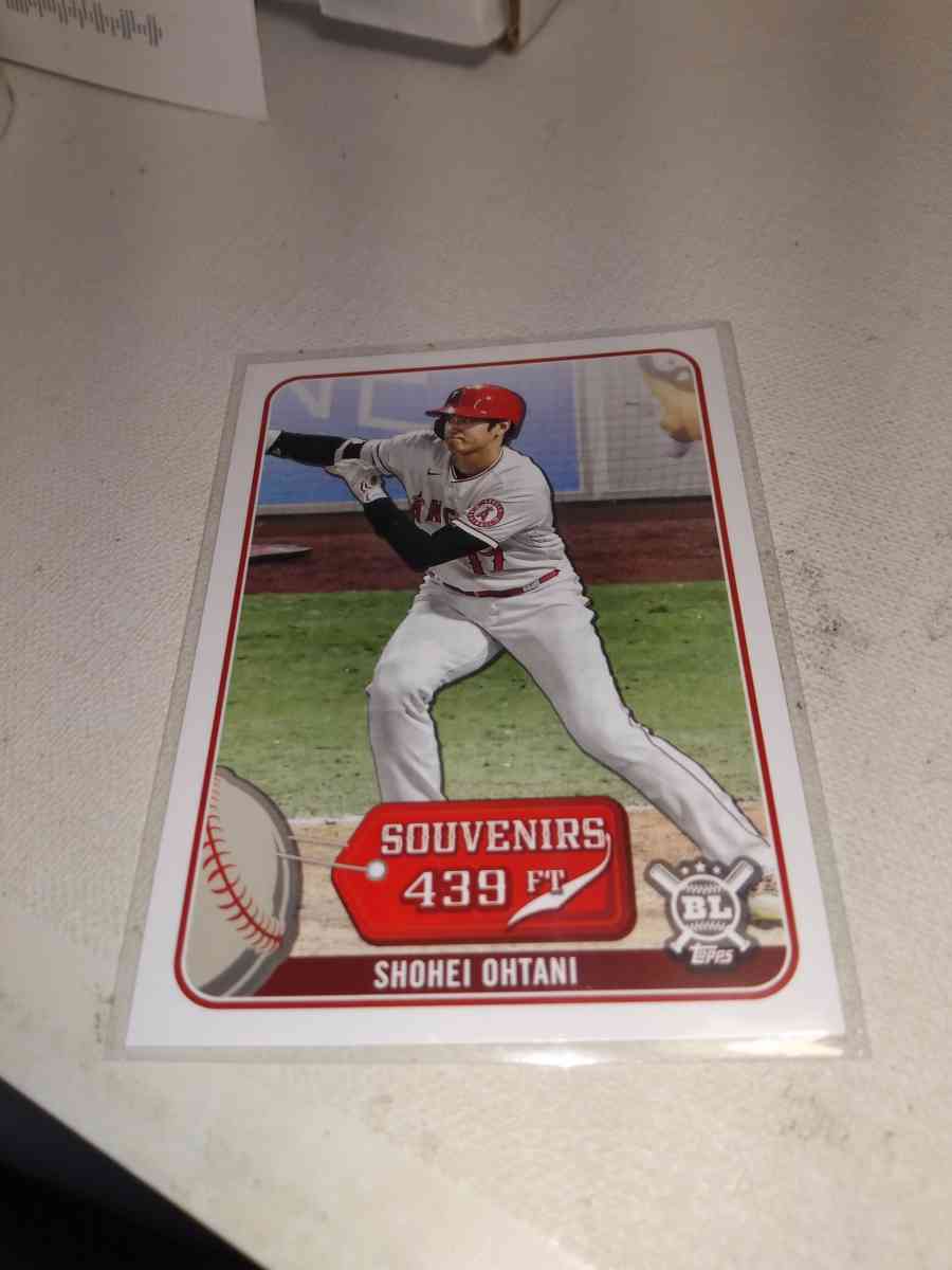 722 tops Big League shohei otani