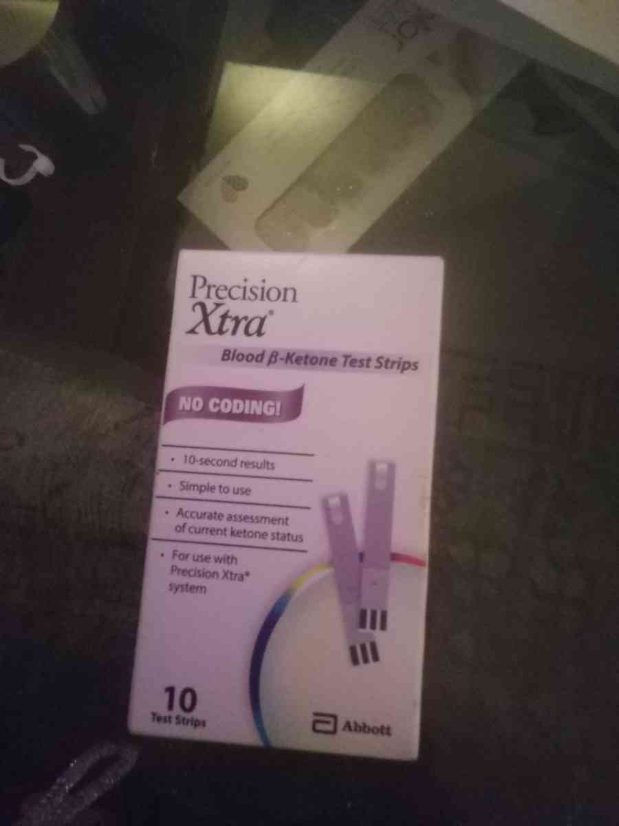 Brand new box of Precision Xtra Test Strips