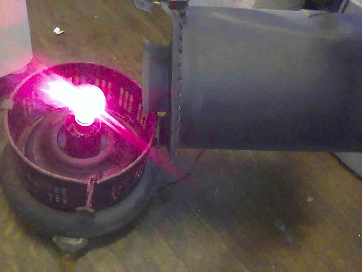 vintage oil heater lamp