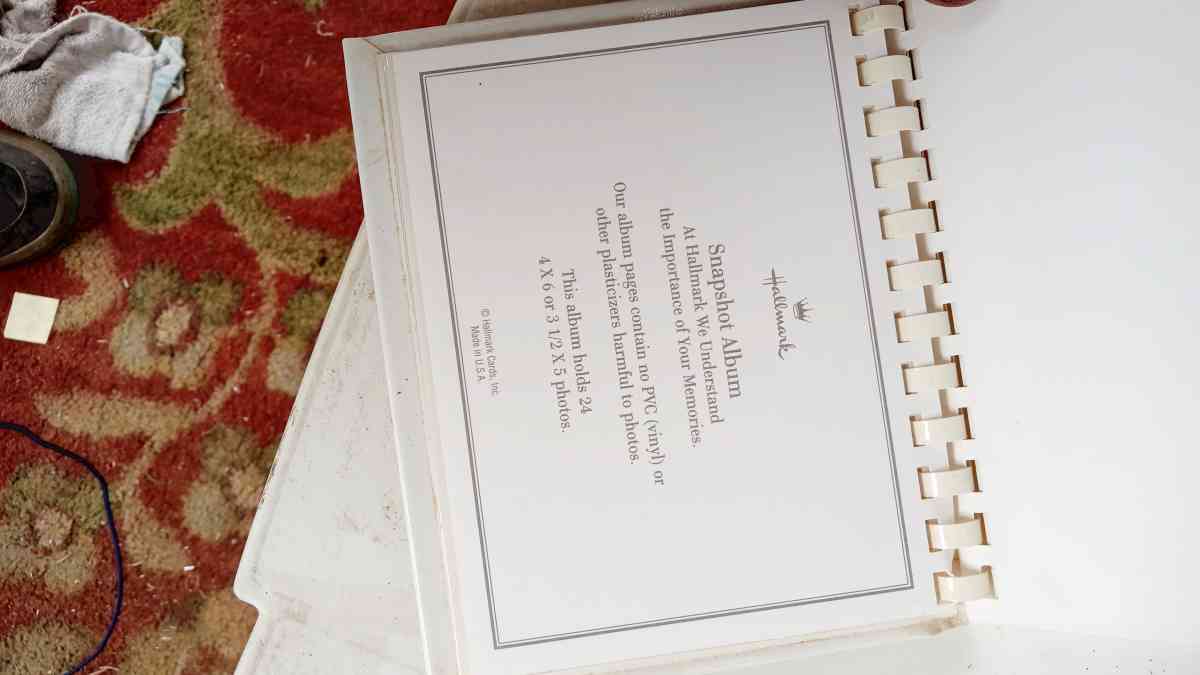 Grandmas Show and Tell Baby Photo Album