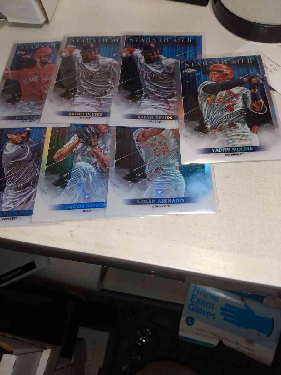2022 Topps parallel cards 7 card lot stars of MLB