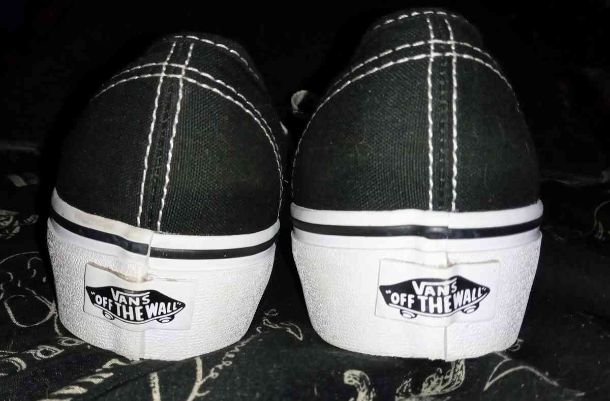 Navy and white off the wall Unisex Vans