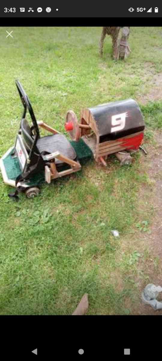 Childrens Soap Box Derby Car