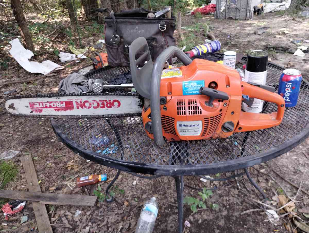 Husqvarna Chainsaw 455 Rancher with 20 bar