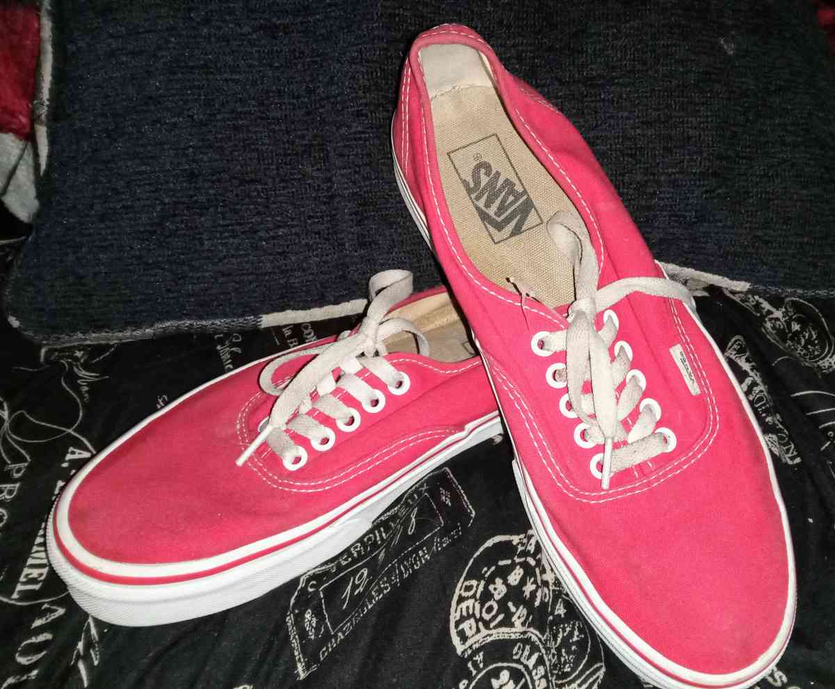 Vans Authentic off the wall carmine rose canvas shoes