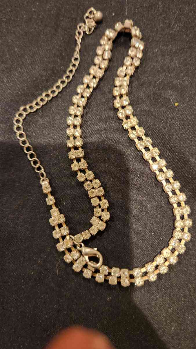 Double Row of Cubic Zirconia