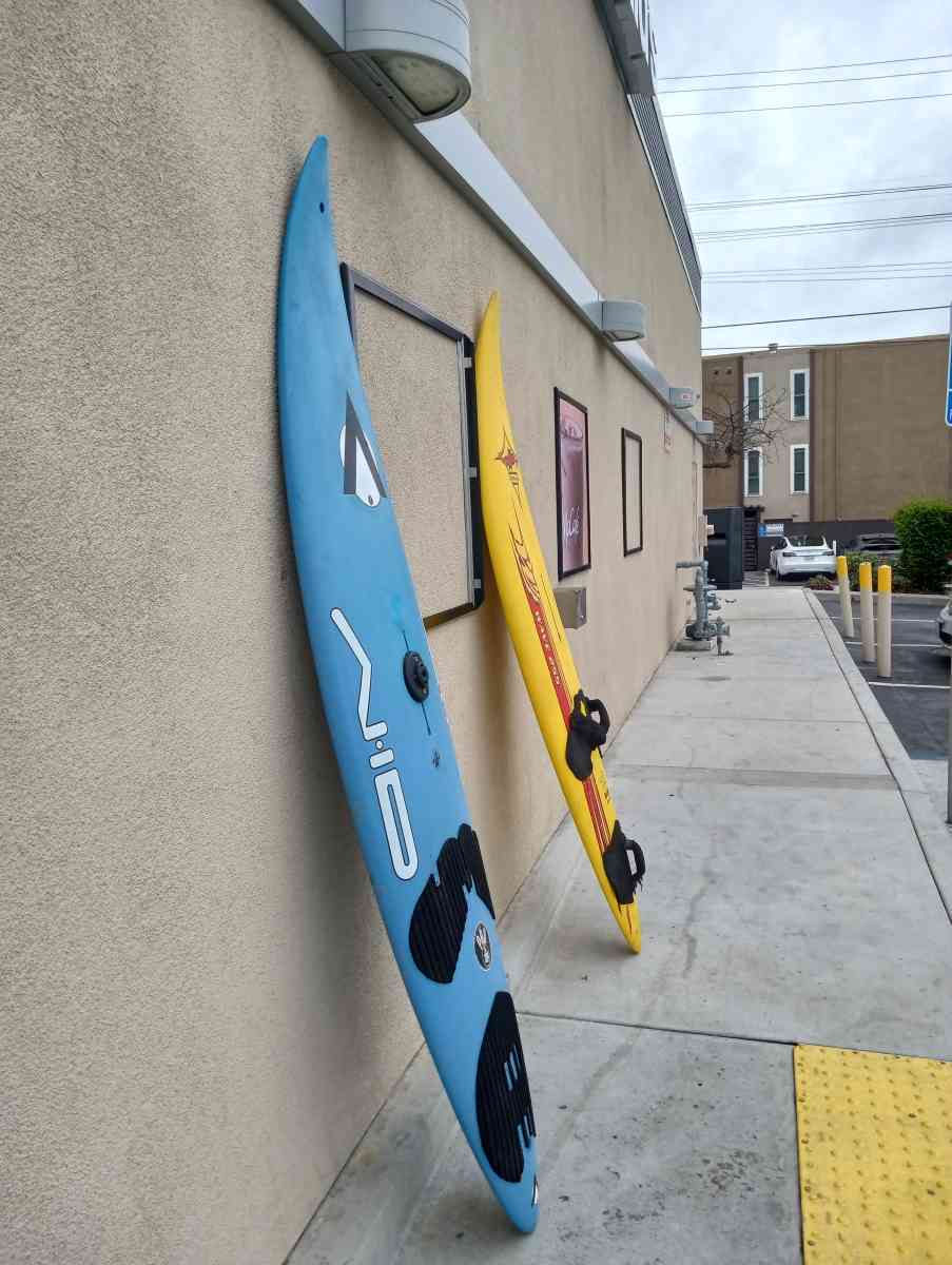 2 wind surf boards professional grade