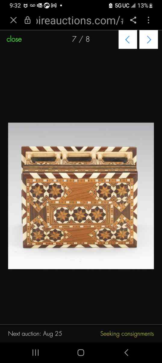 arabesque jewelry cask