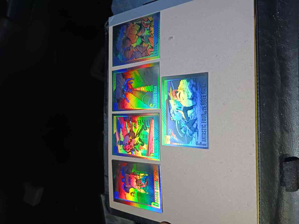 5 hologram 1991 marvel cards