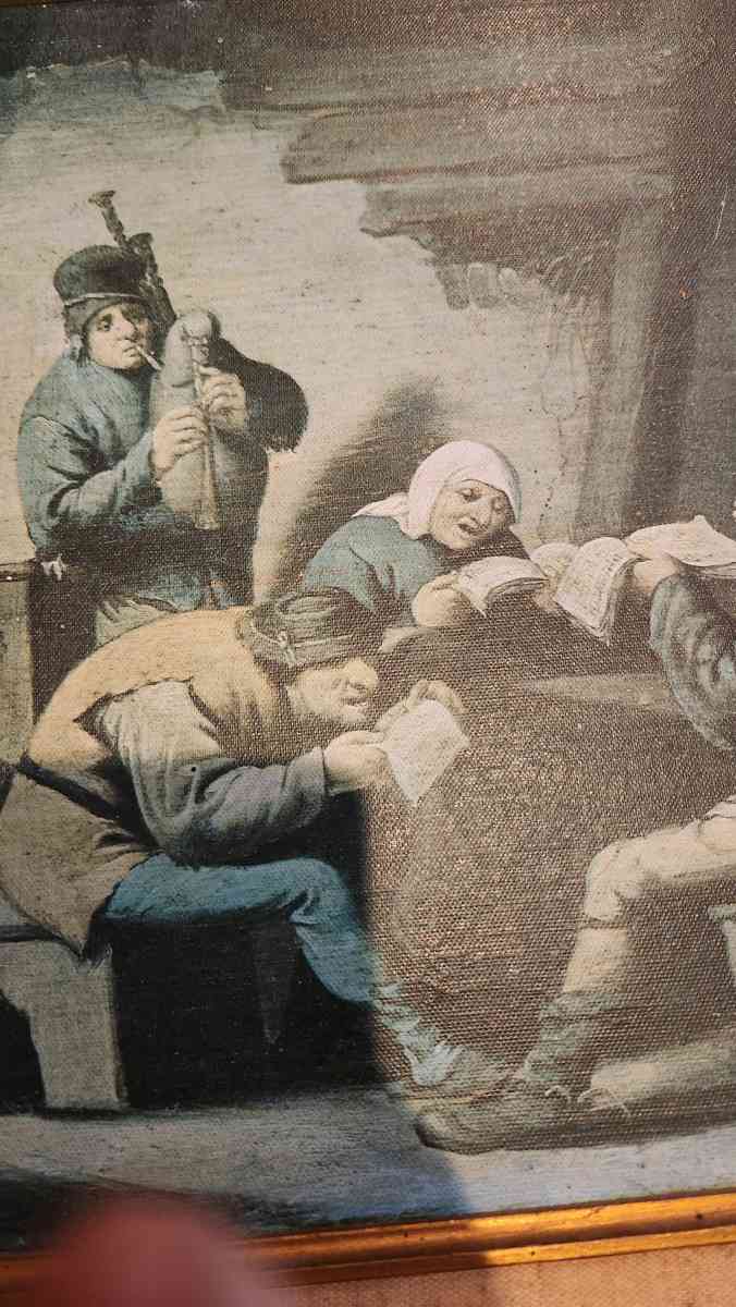 peasants singing by Peter de Toole