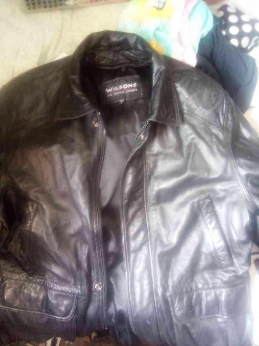 leather coat