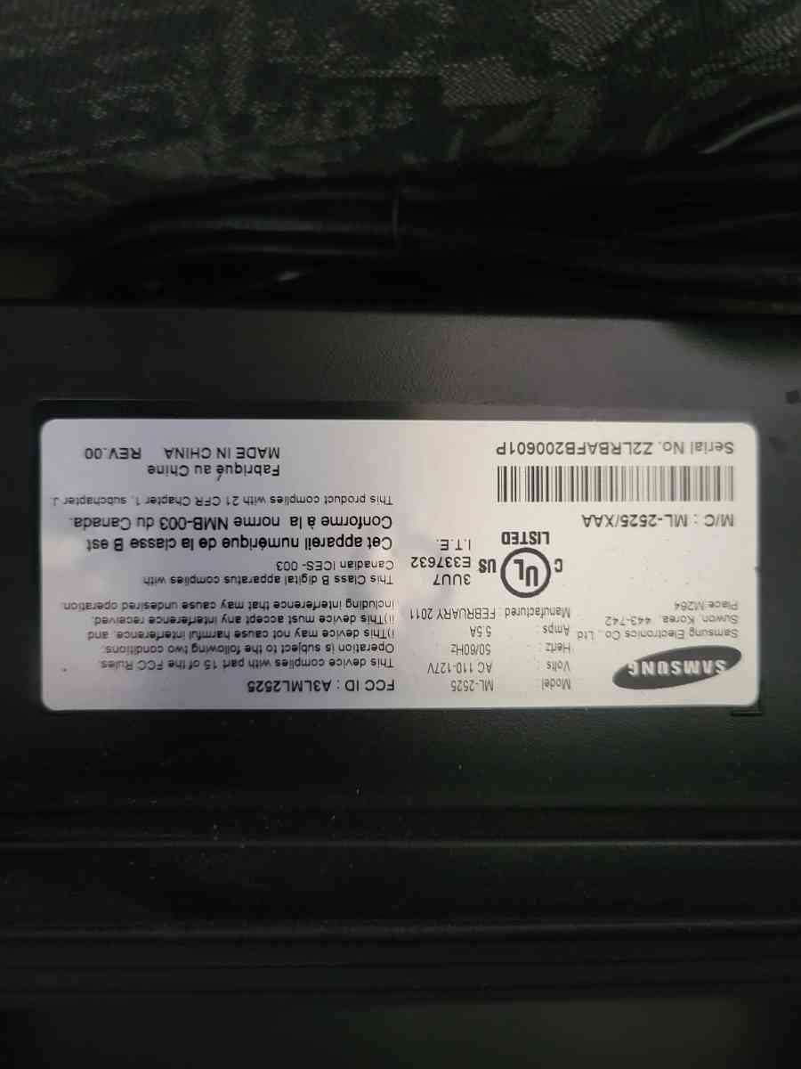 Samsung printer ML2525