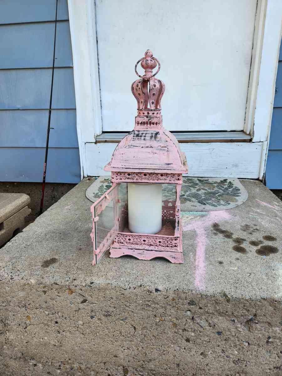 Rustic farmhouse vintage lantern