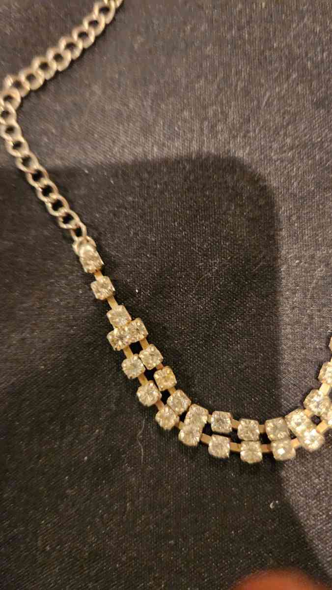 Double Row of Cubic Zirconia