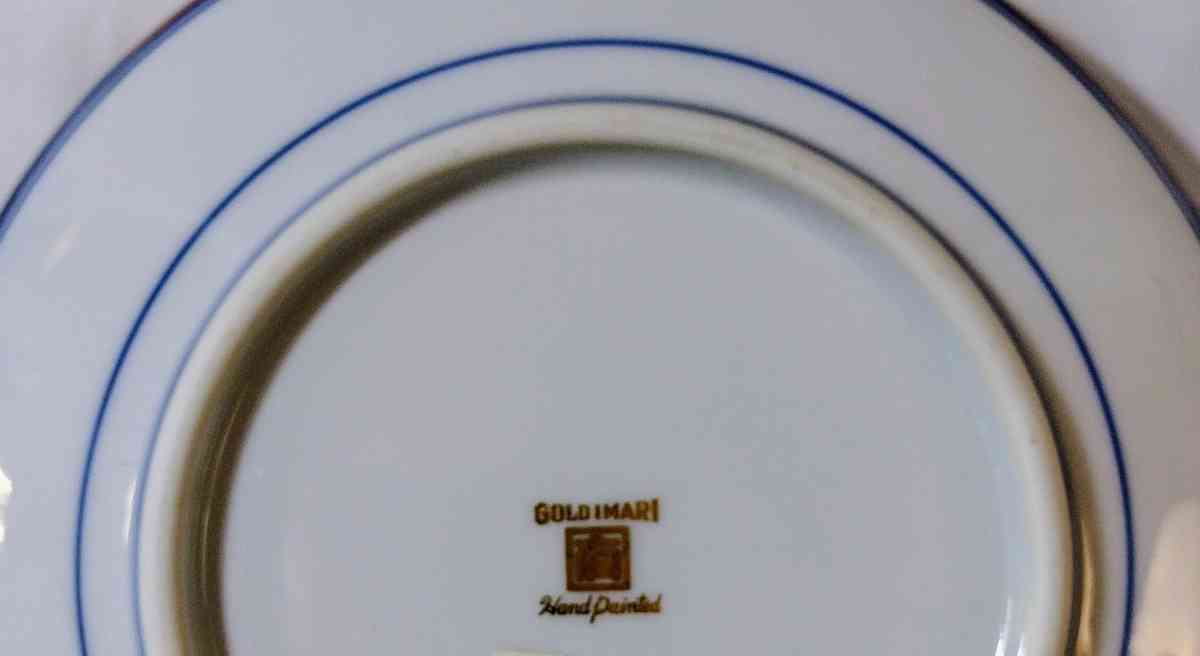 Vintage Gold Imari Plate by Otagiri