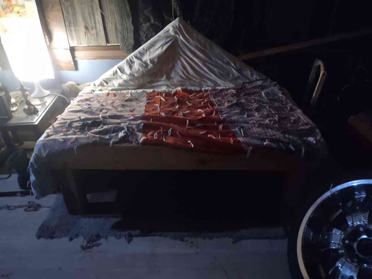 homemade wooden pc of furniture