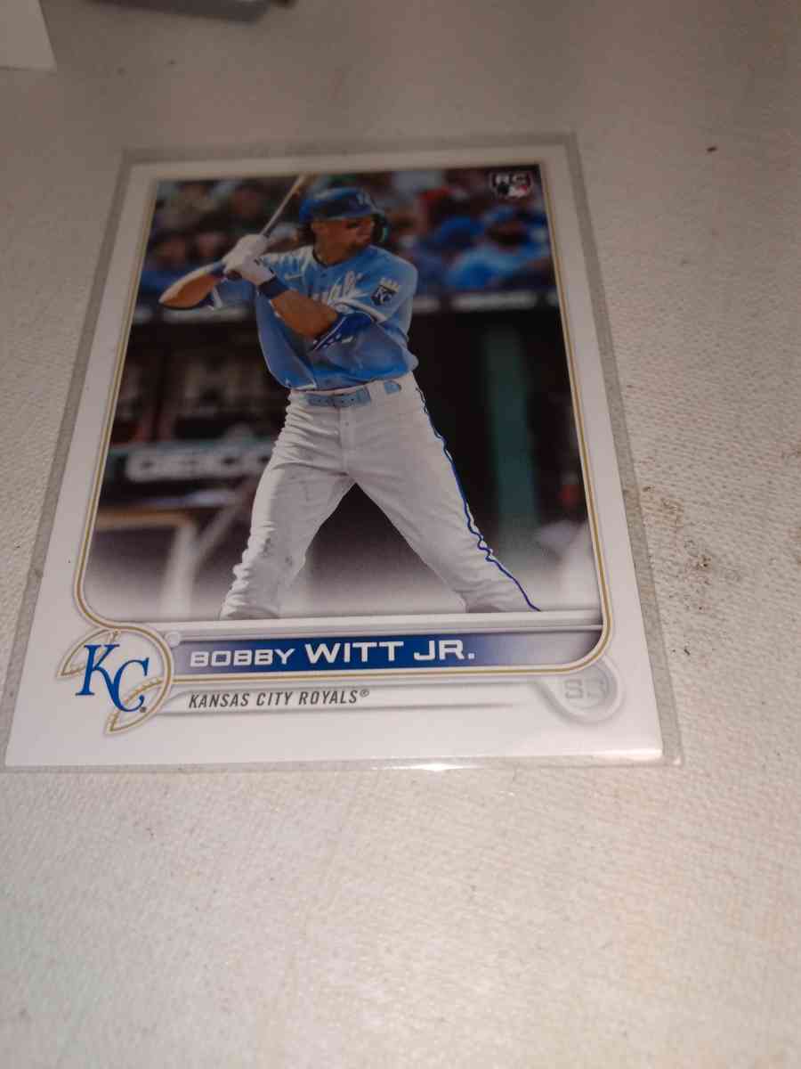 2022 Topps rookie card Bobby Witt Jr